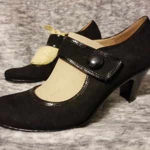 Sofft candra black suede